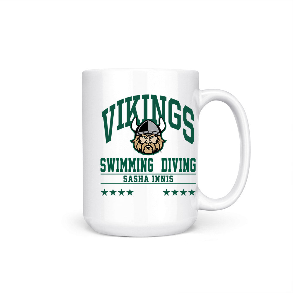 Cleveland State - NCAA Women's Swimming & Diving : Sasha Innis - Coffee Mug-0