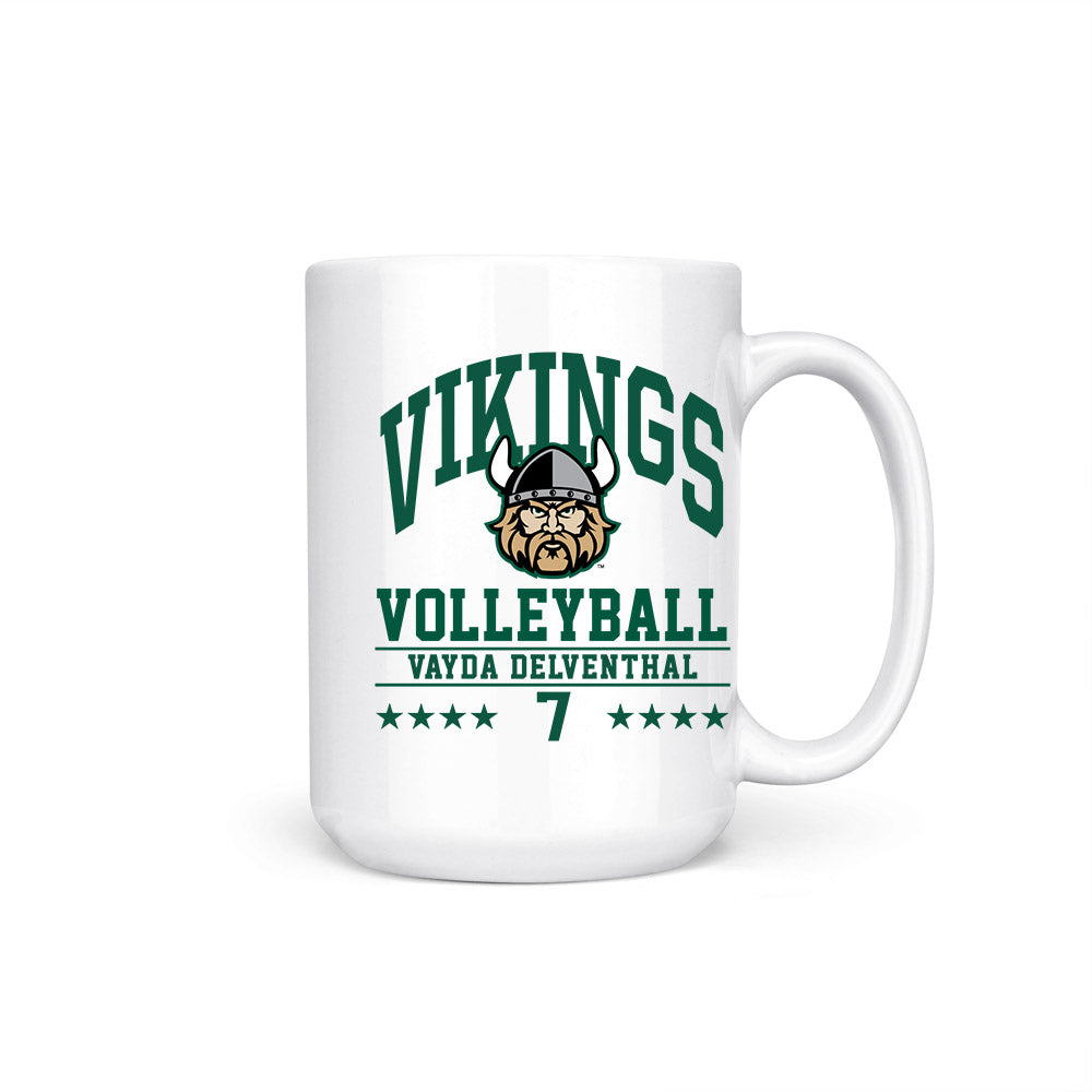 Cleveland State - NCAA Women's Volleyball : Vayda Delventhal - Coffee Mug-0