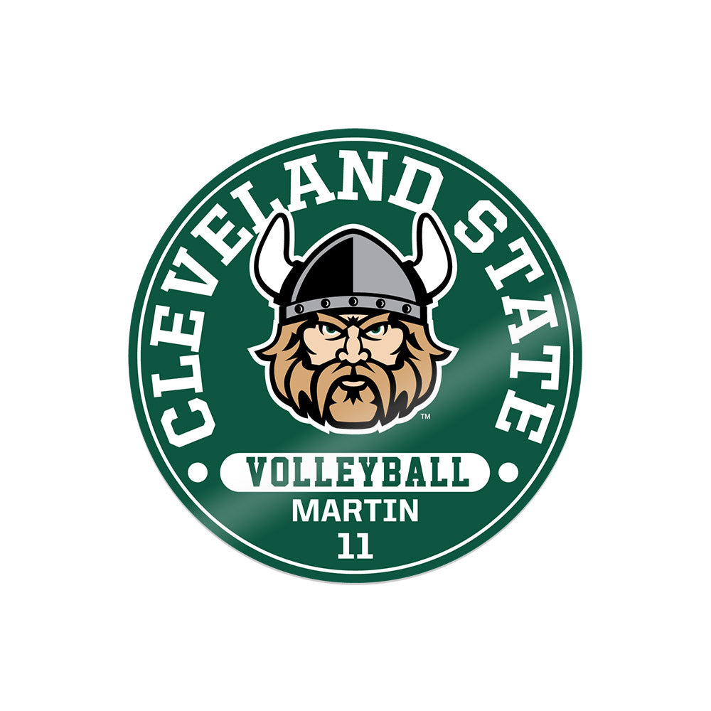 Cleveland State - NCAA Women's Volleyball : Abbi Martin - Sticker-0