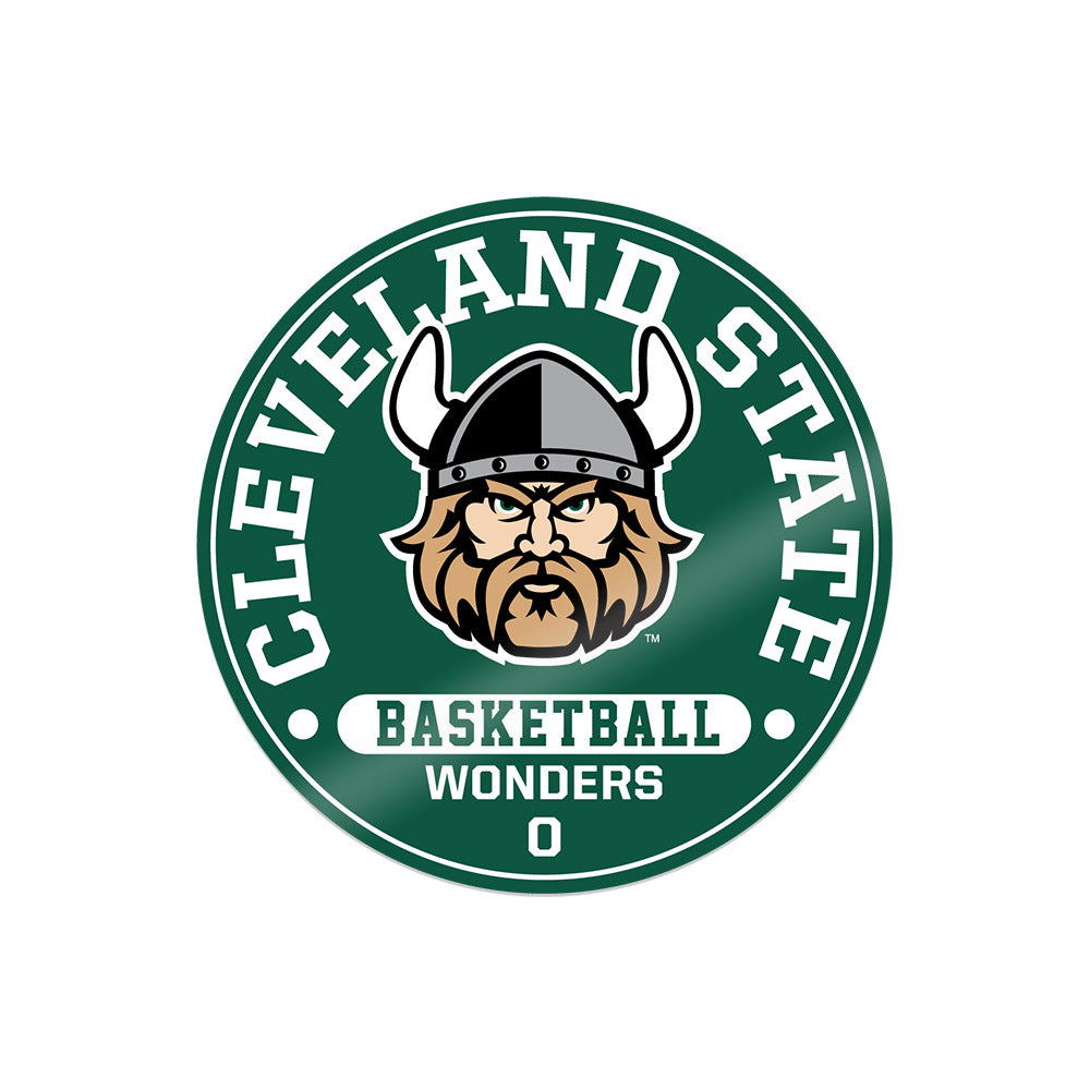 Cleveland State - NCAA Men's Basketball : Foster Wonders - Sticker-0