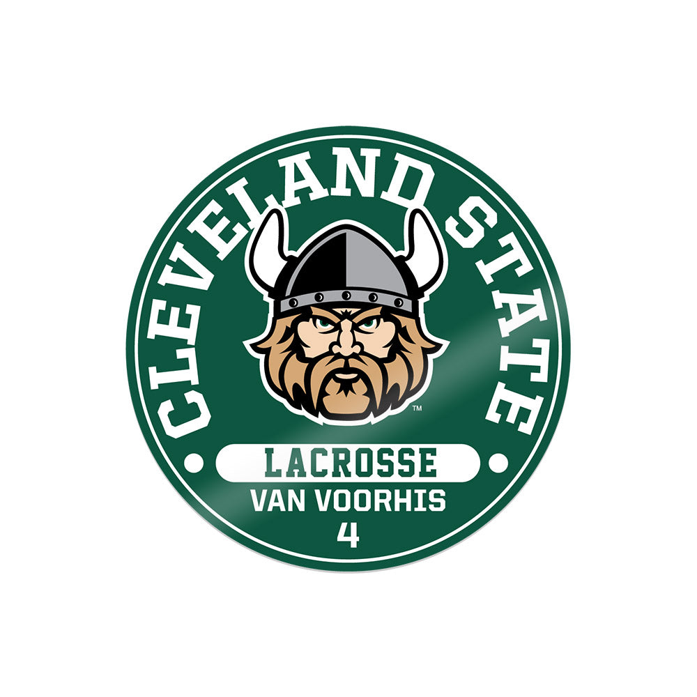 Cleveland State - NCAA Men's Lacrosse : Adam Van Voorhis - Sticker-0