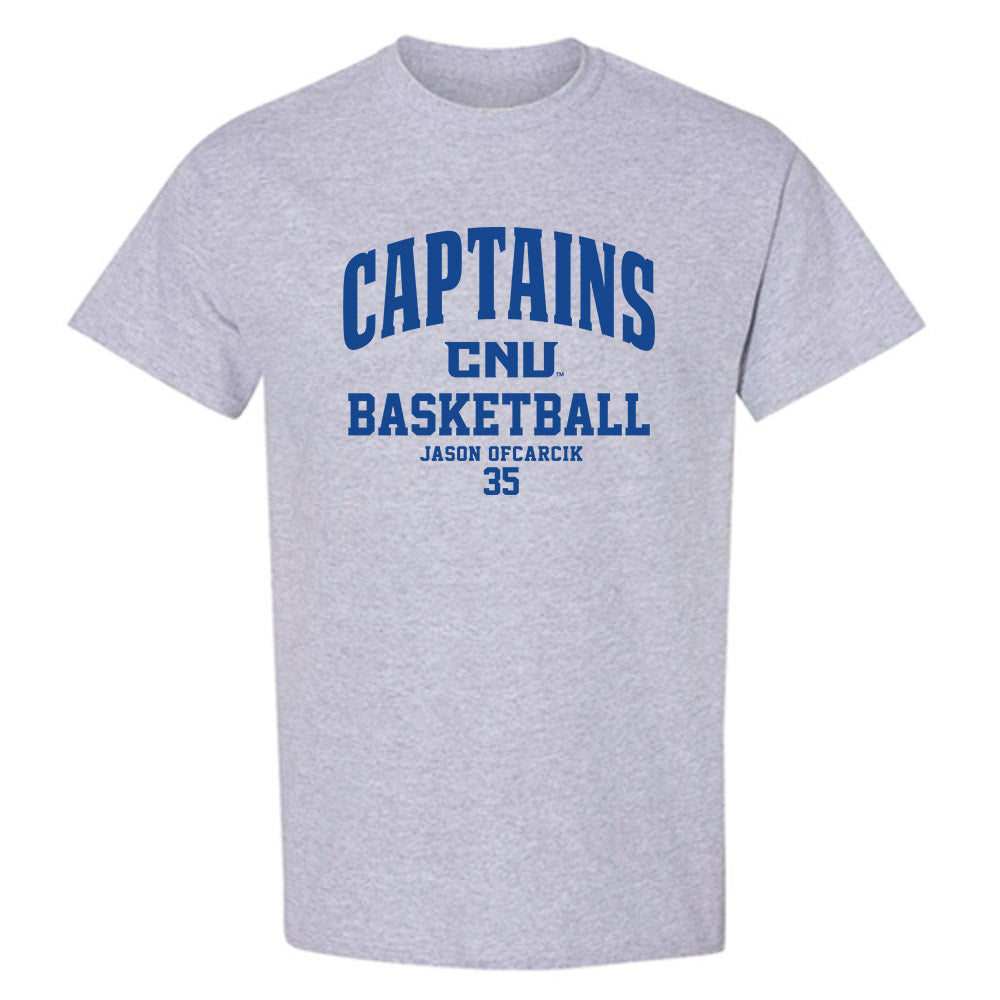 CNU - NCAA Men's Basketball : Jason Ofcarcik - Classic Fashion Shersey T-Shirt-0