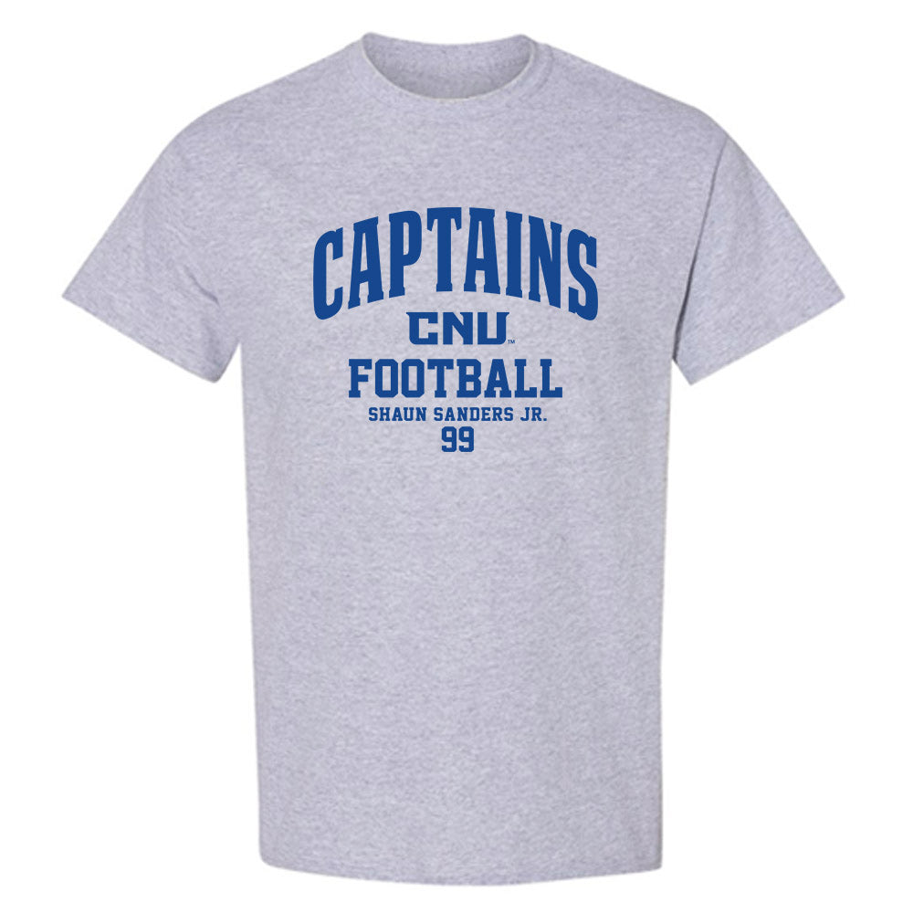 CNU - NCAA Football : Shaun Sanders Jr. - Classic Fashion Shersey T-Shirt-0