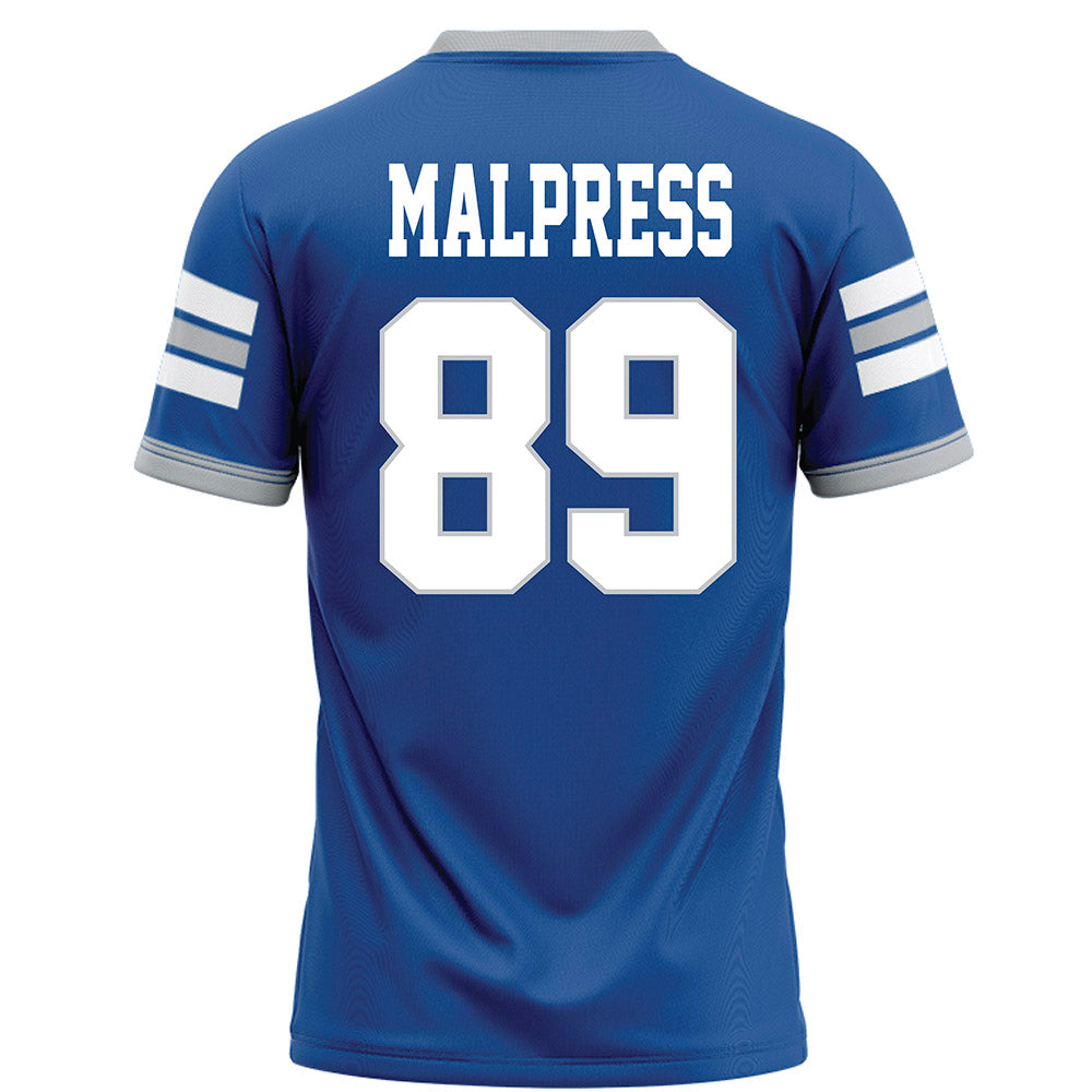 MTSU - NCAA Football : Darnell Malpress - Blue Football Jersey-1