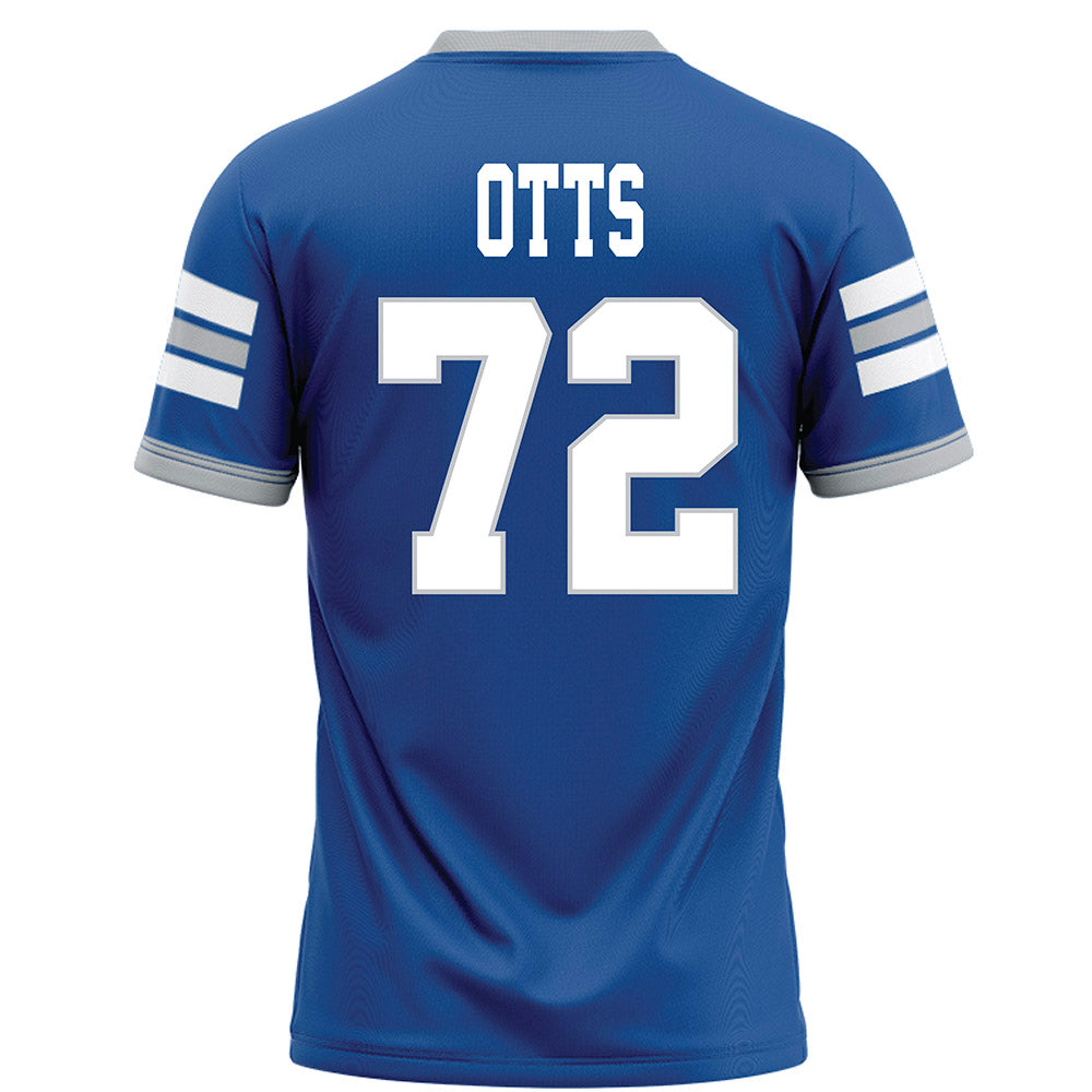 MTSU - NCAA Football : Jacob Otts - Blue Football Jersey-1