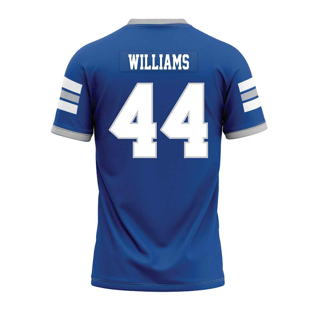 MTSU - NCAA Football : Jayden Williams - Blue Premium Football Jersey-1