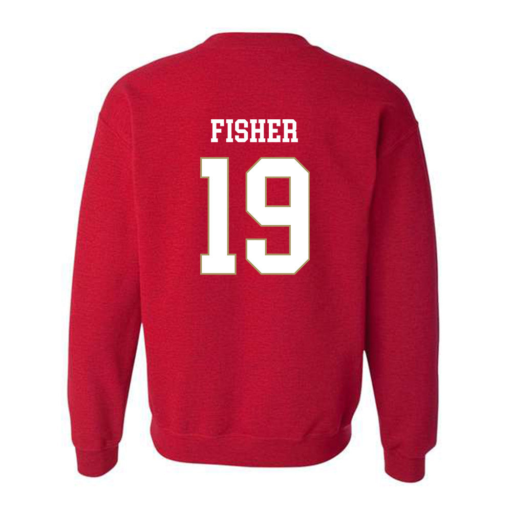 DU - NCAA Men's Ice Hockey : Jake Fisher - Classic Shersey Crewneck Sweatshirt-1