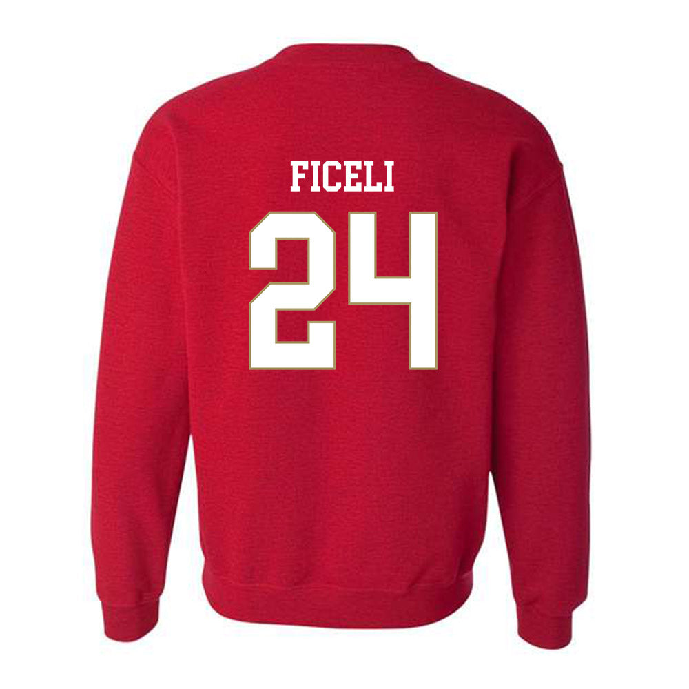 DU - NCAA Men's Lacrosse : Luke Ficeli - Classic Shersey Crewneck Sweatshirt-1