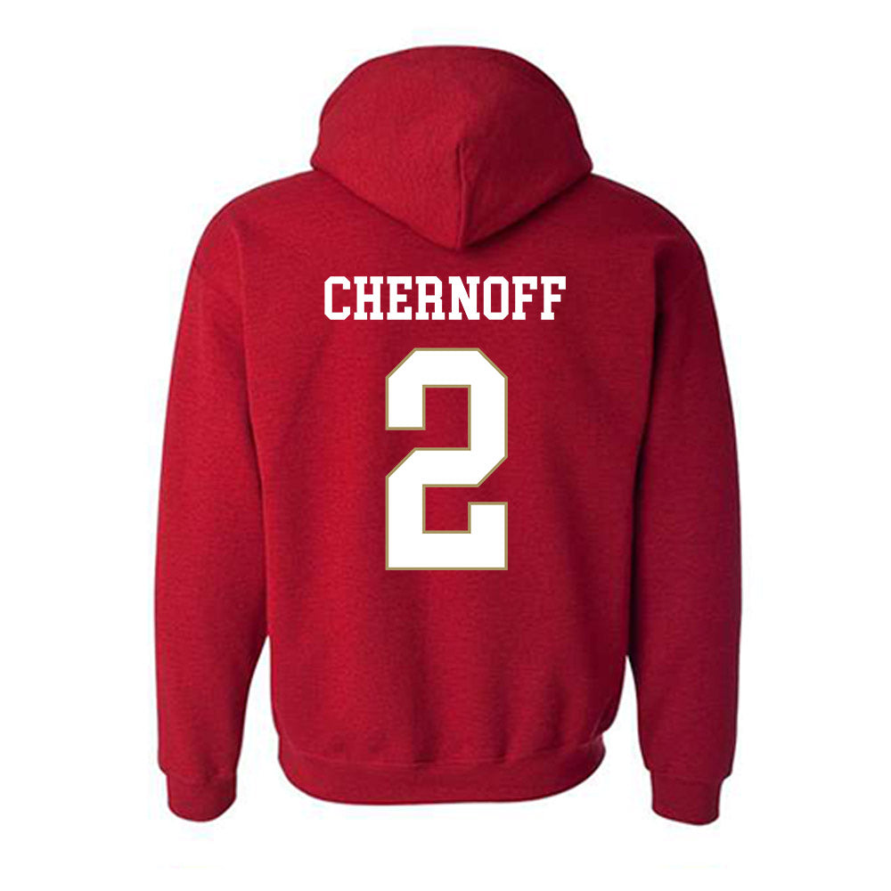 DU - NCAA Women's Lacrosse : Delaney Chernoff - Classic Shersey Hooded Sweatshirt-1