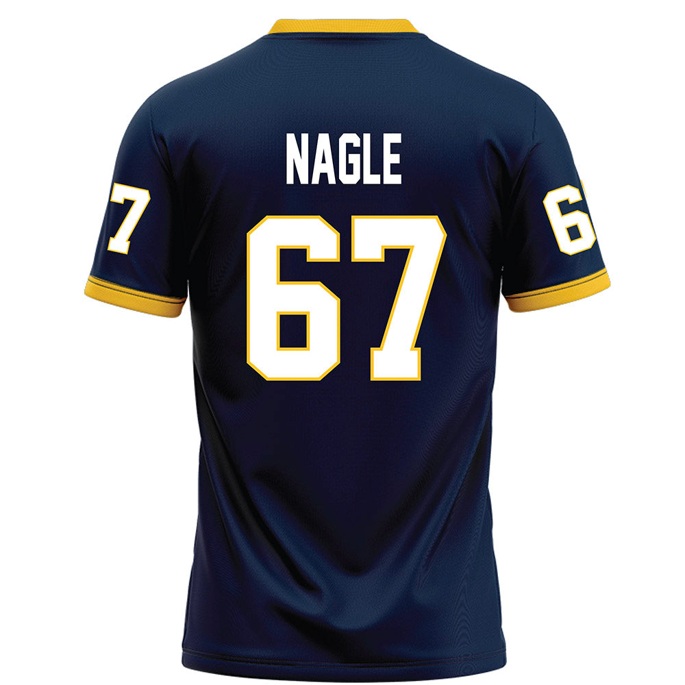 Murray State - NCAA Football : Thatcher Nagle - Navy Football Jersey-1