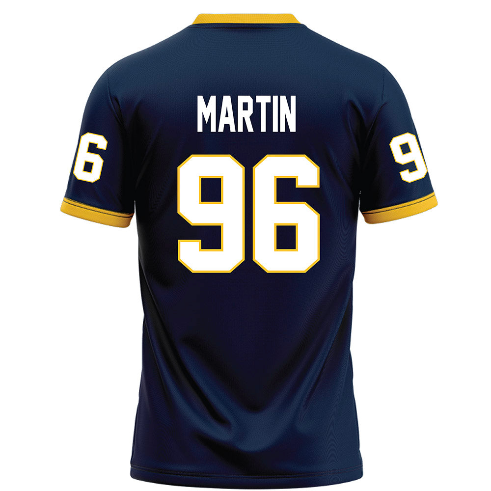 Murray State - NCAA Football : Jadon Martin - Navy Football Jersey-1
