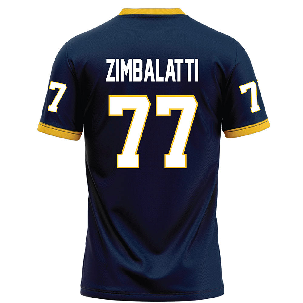 Murray State - NCAA Football : Thomas Zimbalatti - Navy Football Jersey-1