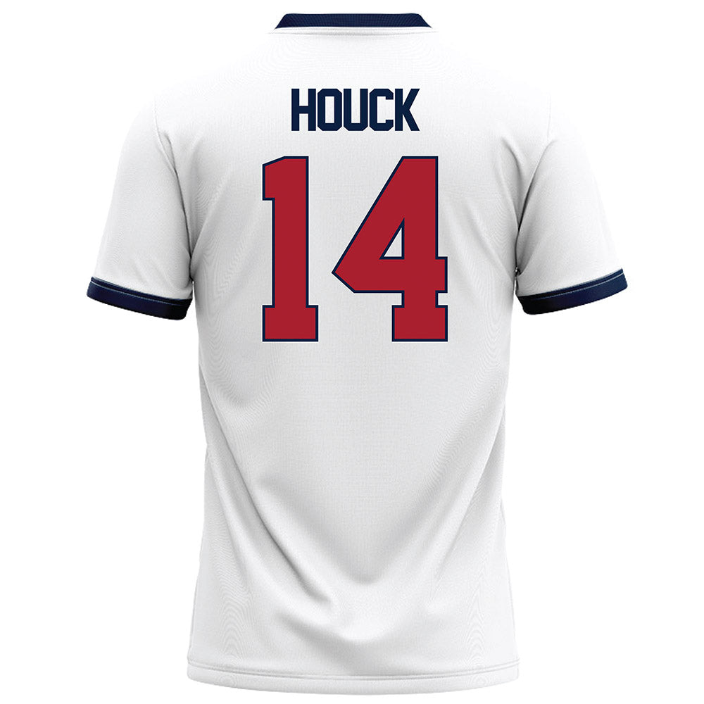 Liberty - NCAA Football : Ethan Houck - White Football Jersey-1