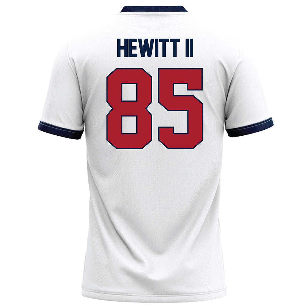 Liberty - NCAA Football : Connie Hewitt II - White Football Jersey-1