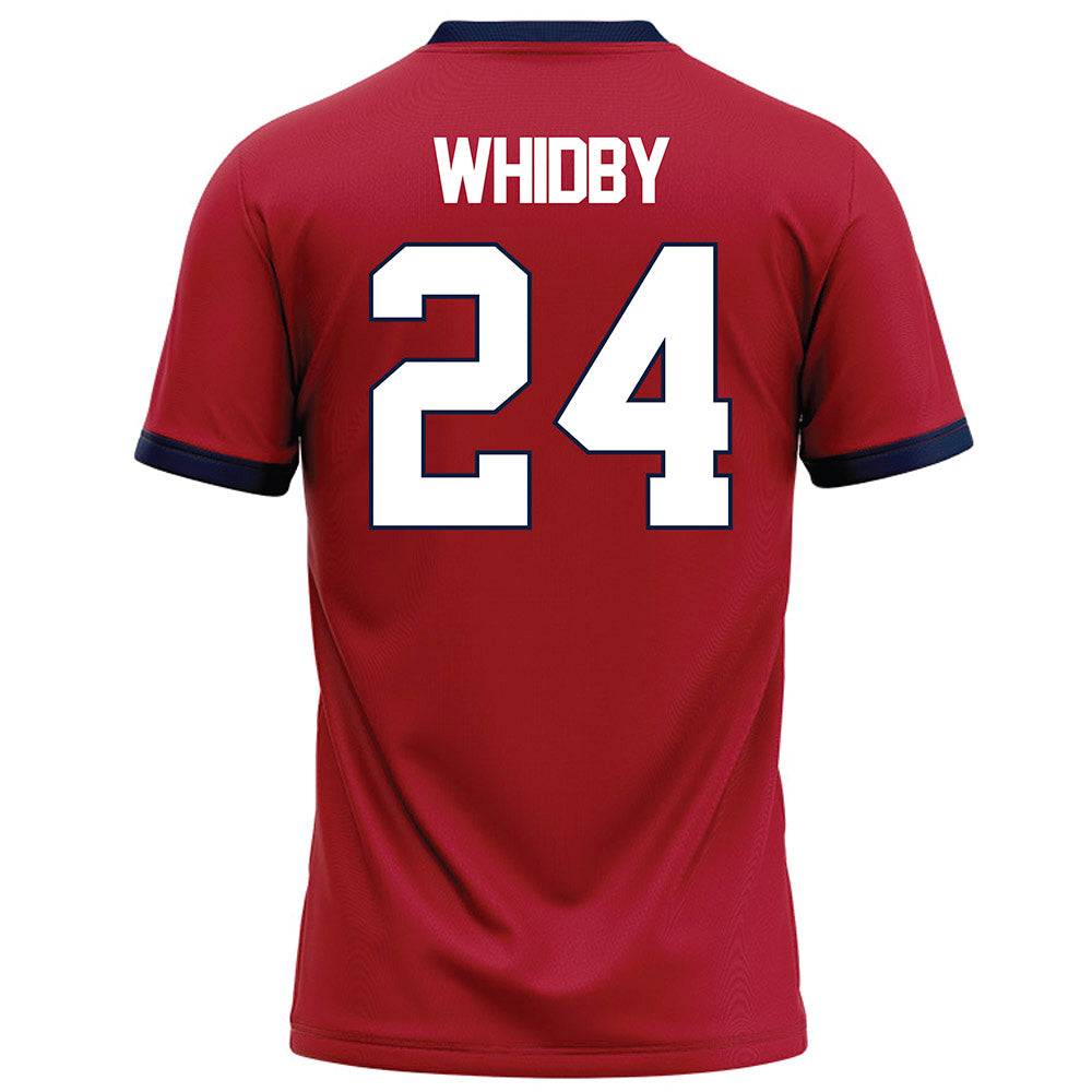 Liberty - NCAA Football : Kaidon Whidby - Red Football Jersey