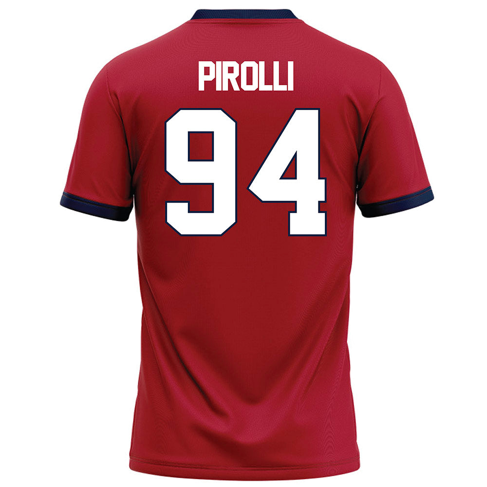 Liberty - NCAA Football : Nathan Pirolli - Red Football Jersey