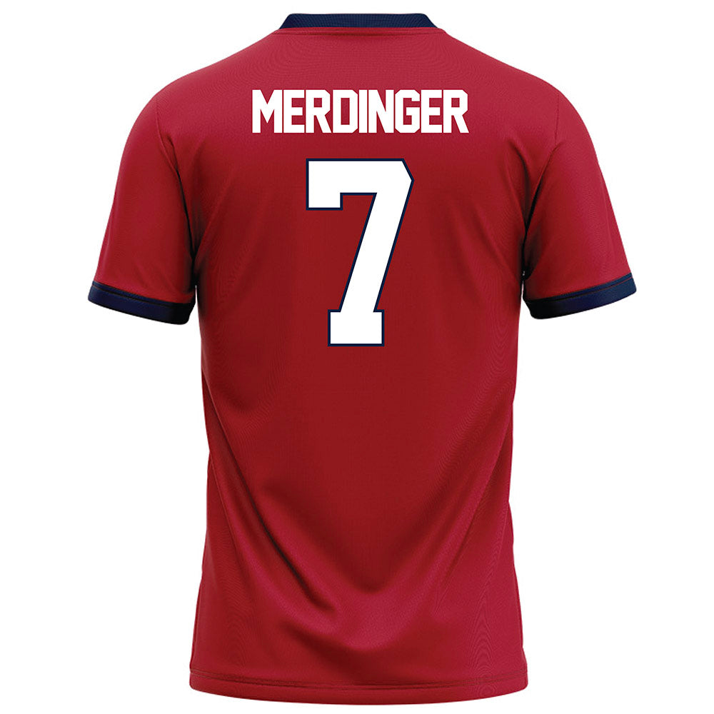Liberty - NCAA Football : Michael Merdinger - Red Football Jersey-1