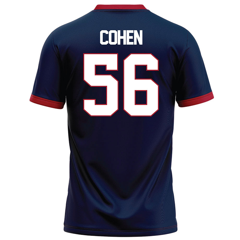 Liberty - NCAA Football : Samuel Cohen - Navy Football Jersey-1
