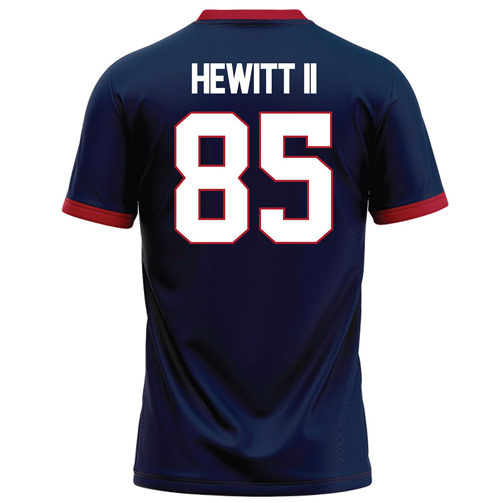 Liberty - NCAA Football : Connie Hewitt II - Navy Football Jersey-1