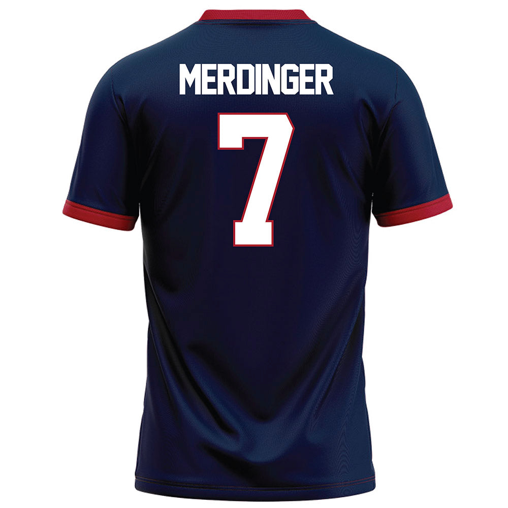 Liberty - NCAA Football : Michael Merdinger - Navy Football Jersey-1