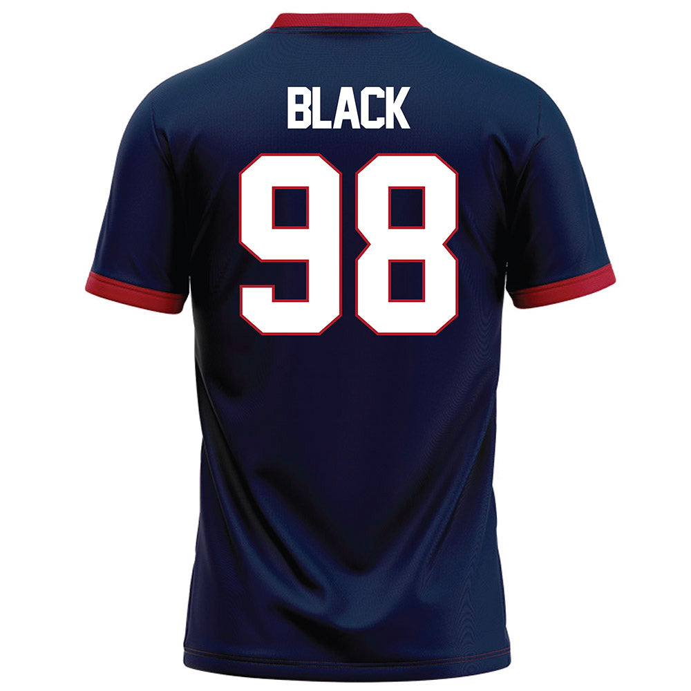 Liberty - NCAA Football : Tyler Black - Navy Football Jersey-1