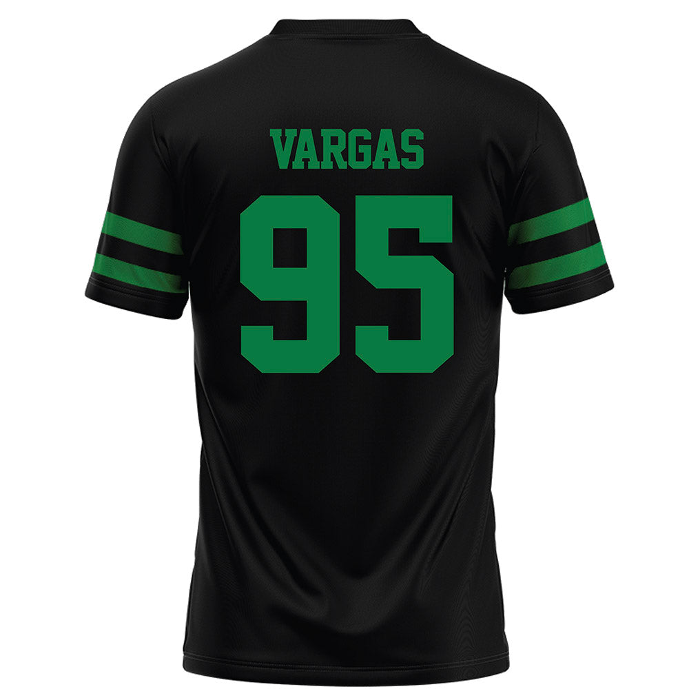 North Texas - NCAA Football : Rudy Vargas - Black Football Jersey-1