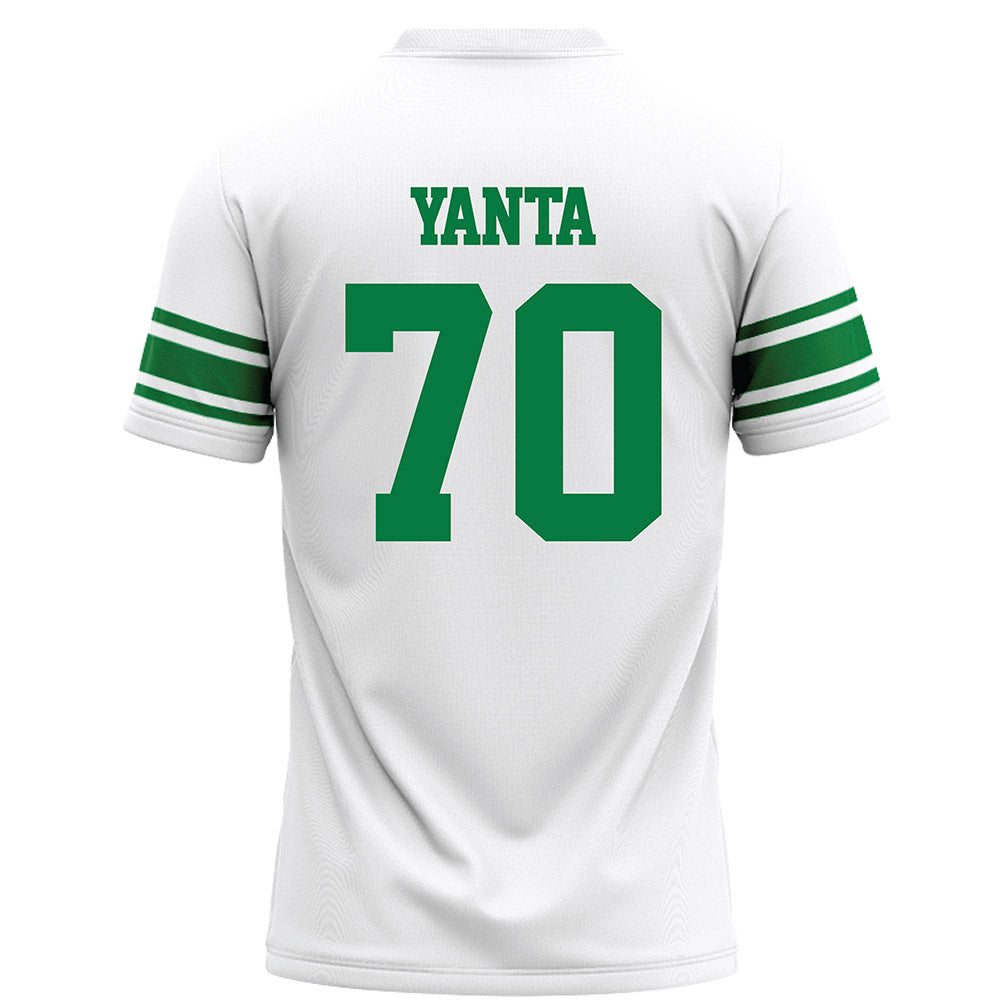 North Texas - NCAA Football : Tay Yanta - White Football Jersey-1