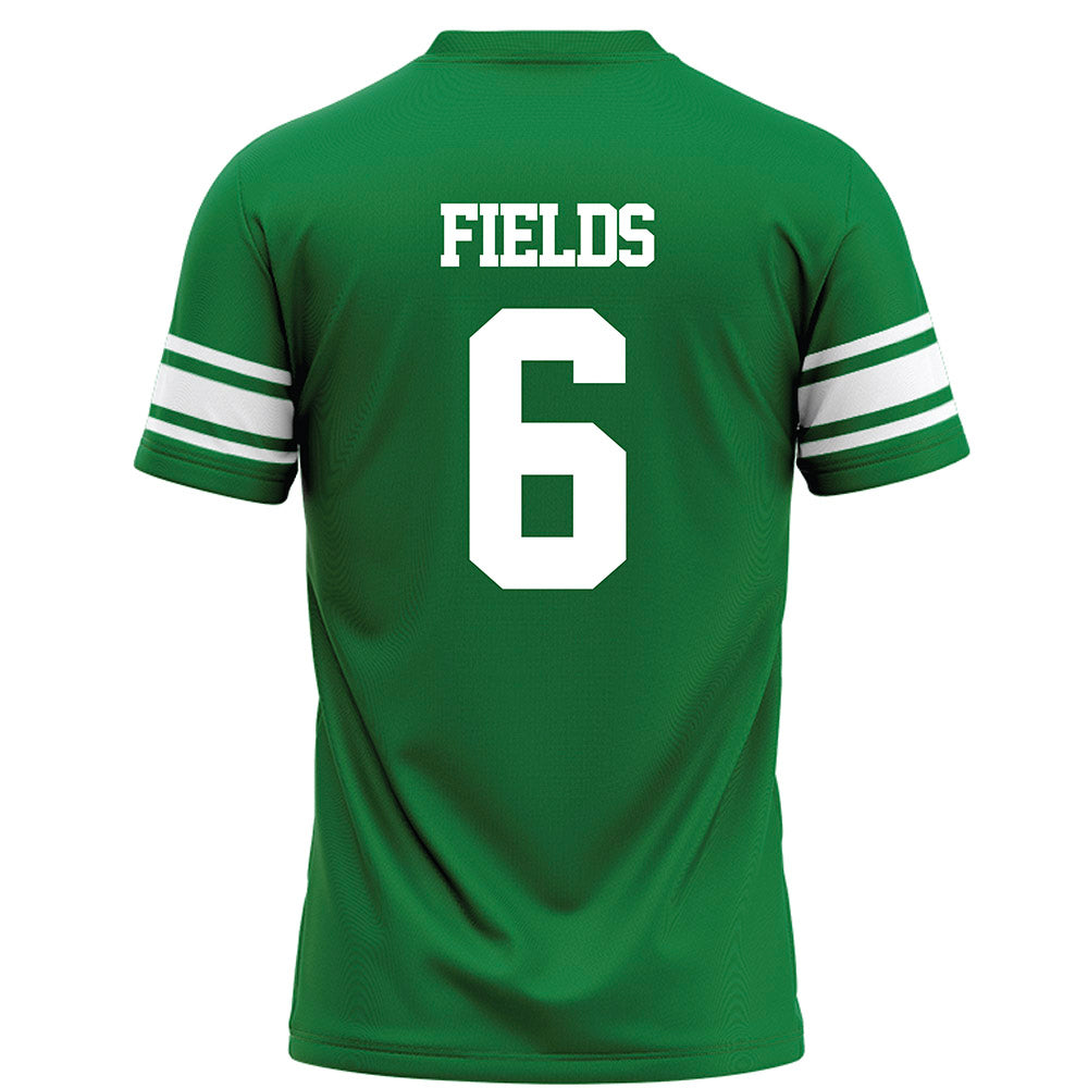 North Texas - NCAA Football : Trey Fields - Green Football Jersey-1
