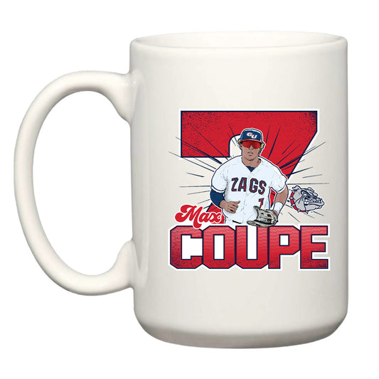 Gonzaga - NCAA Baseball : Max Coupe -  Coffee Mug Individual Caricature