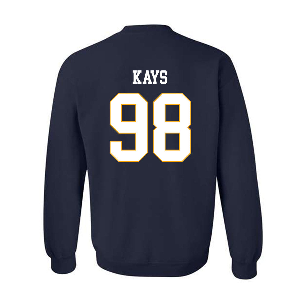 UW Eau Claire - NCAA Football : Nolan Kays - Classic Fashion Shersey Crewneck Sweatshirt-1