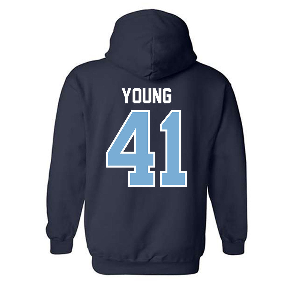The Citadel - NCAA Football : Andy Young - Classic Shersey Hooded Sweatshirt-1