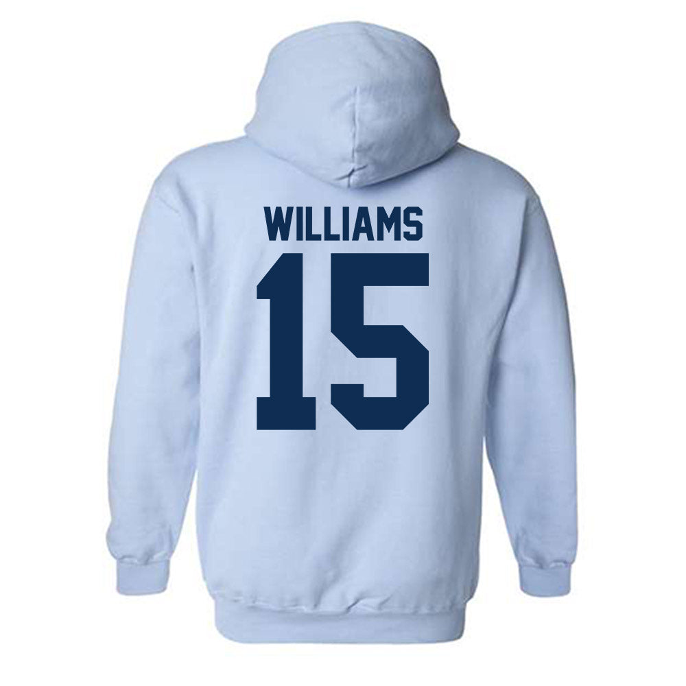 The Citadel - NCAA Men's Basketball : Chase Williams - Classic Shersey Hooded Sweatshirt-1