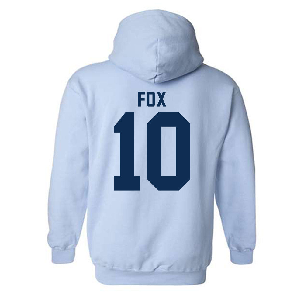 The Citadel - NCAA Men's Basketball : Brody Fox - Classic Shersey Hooded Sweatshirt-1