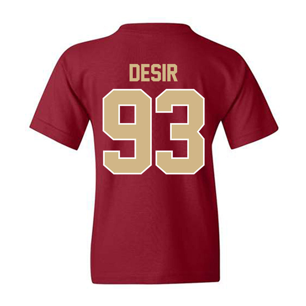FSU - NCAA Football : Mandrell Desir - Classic Shersey Youth T-Shirt-1