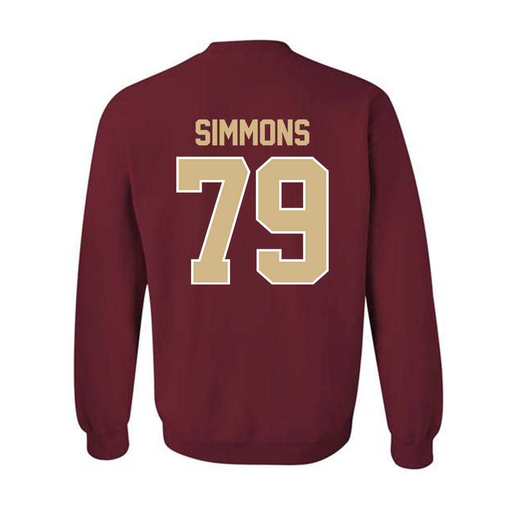 FSU - NCAA Football : Lucas Simmons - Classic Shersey Crewneck Sweatshirt-1