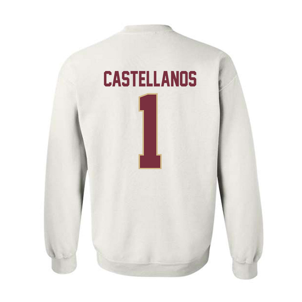 FSU - NCAA Football : Thomas Castellanos - Classic Shersey Crewneck Sweatshirt-1