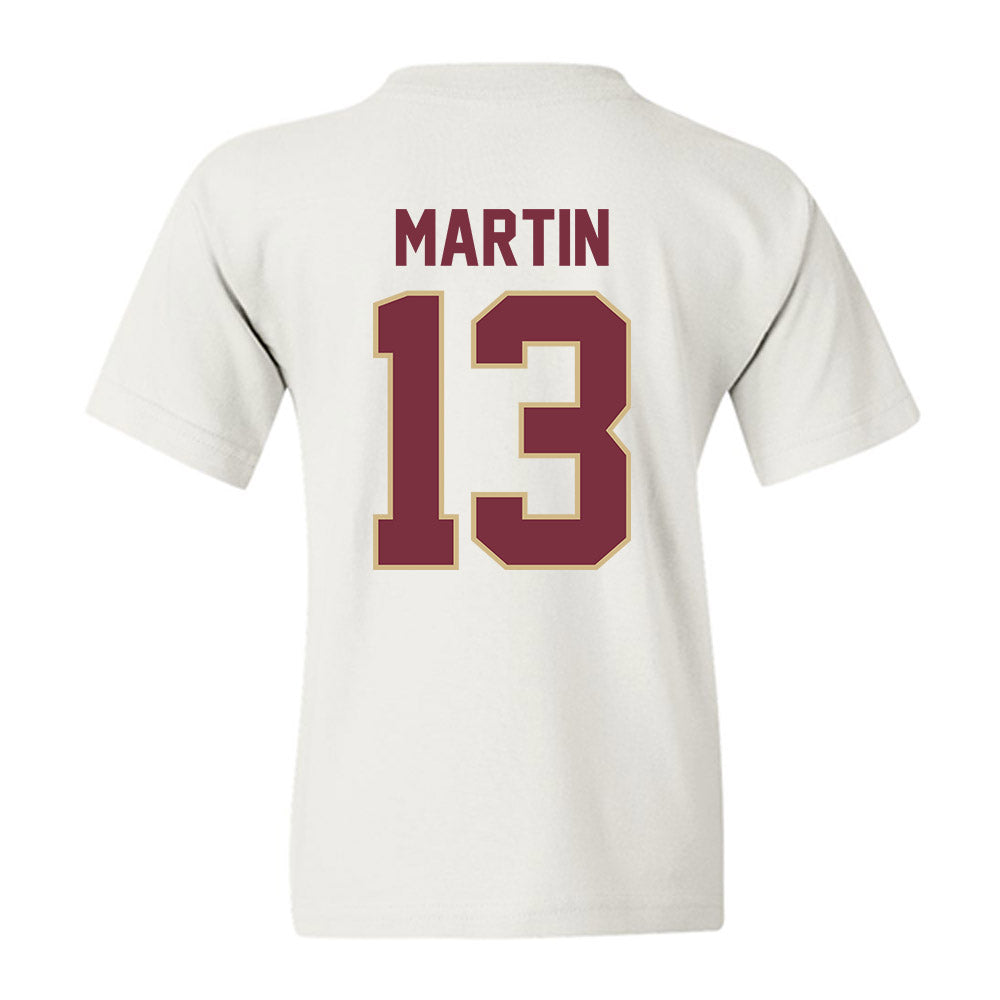 FSU - NCAA Men's Lacrosse : Kyle Martin - Classic Shersey Youth T-Shirt-1