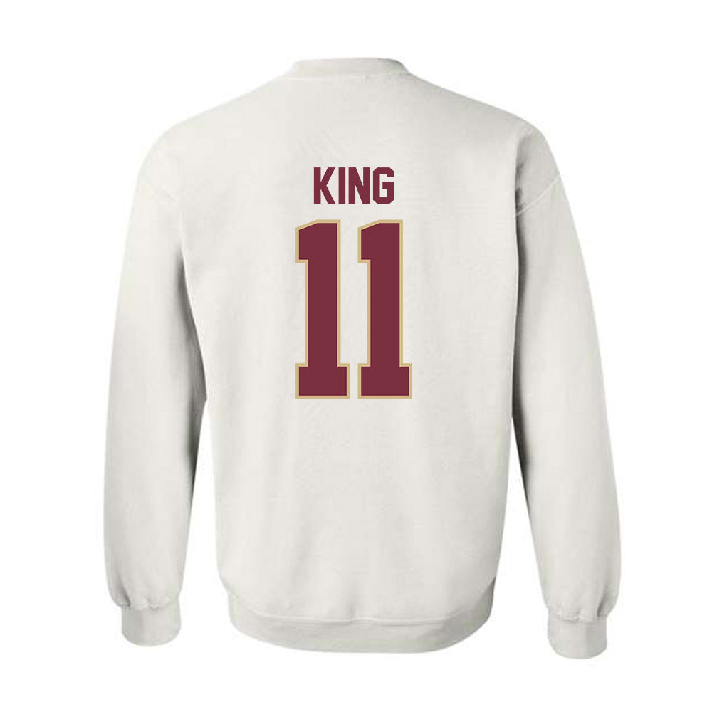 FSU - NCAA Women's Lacrosse : Danica King - Classic Shersey Crewneck Sweatshirt-1