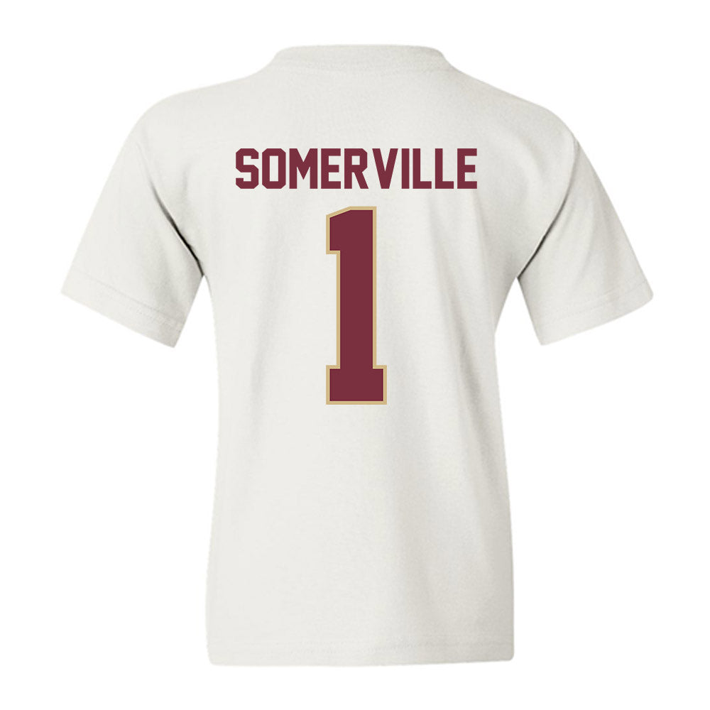 FSU - NCAA Men's Basketball : Martin Somerville - Classic Shersey Youth T-Shirt-1
