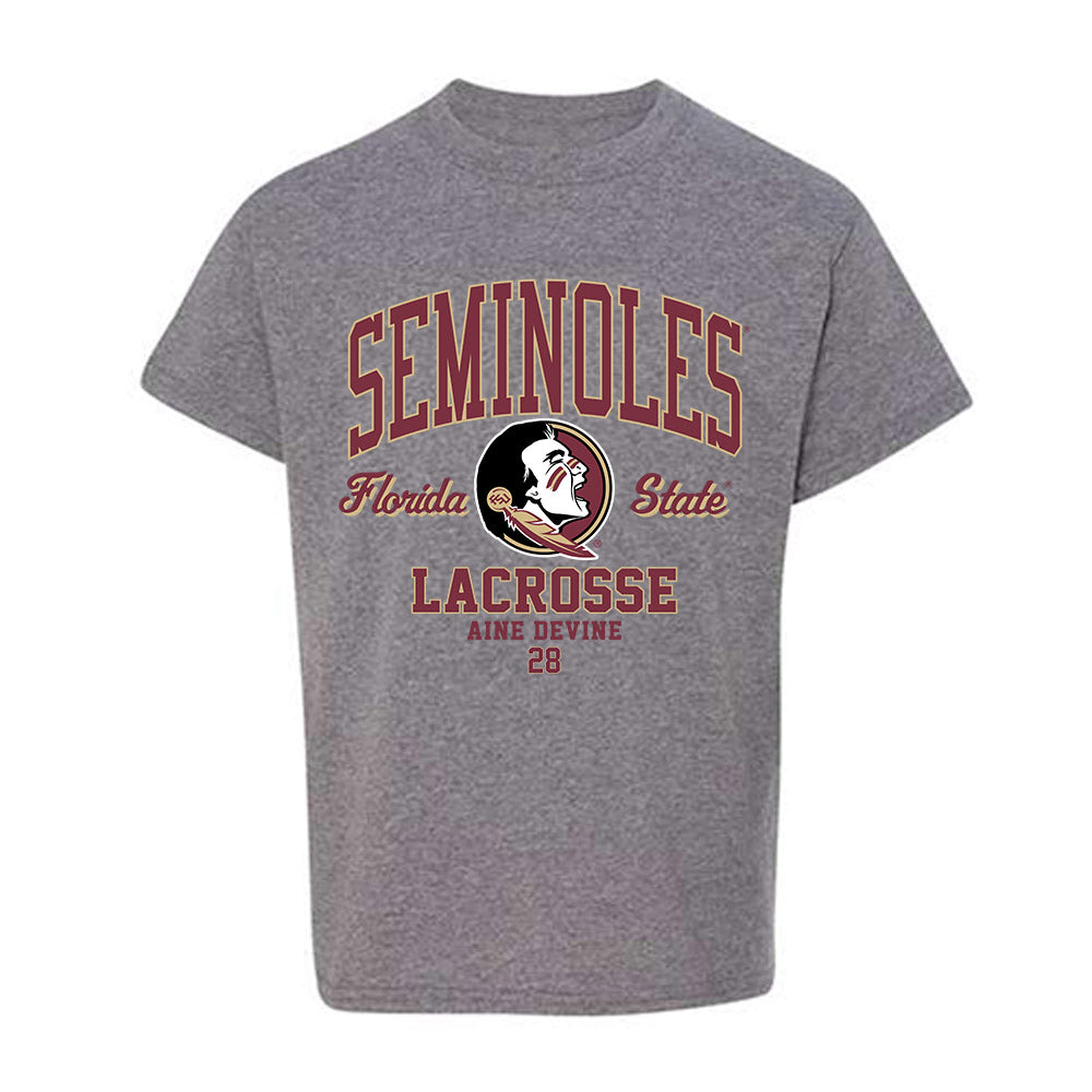 FSU - NCAA Women's Lacrosse : Aine Devine - Classic Fashion Shersey Youth T-Shirt-0