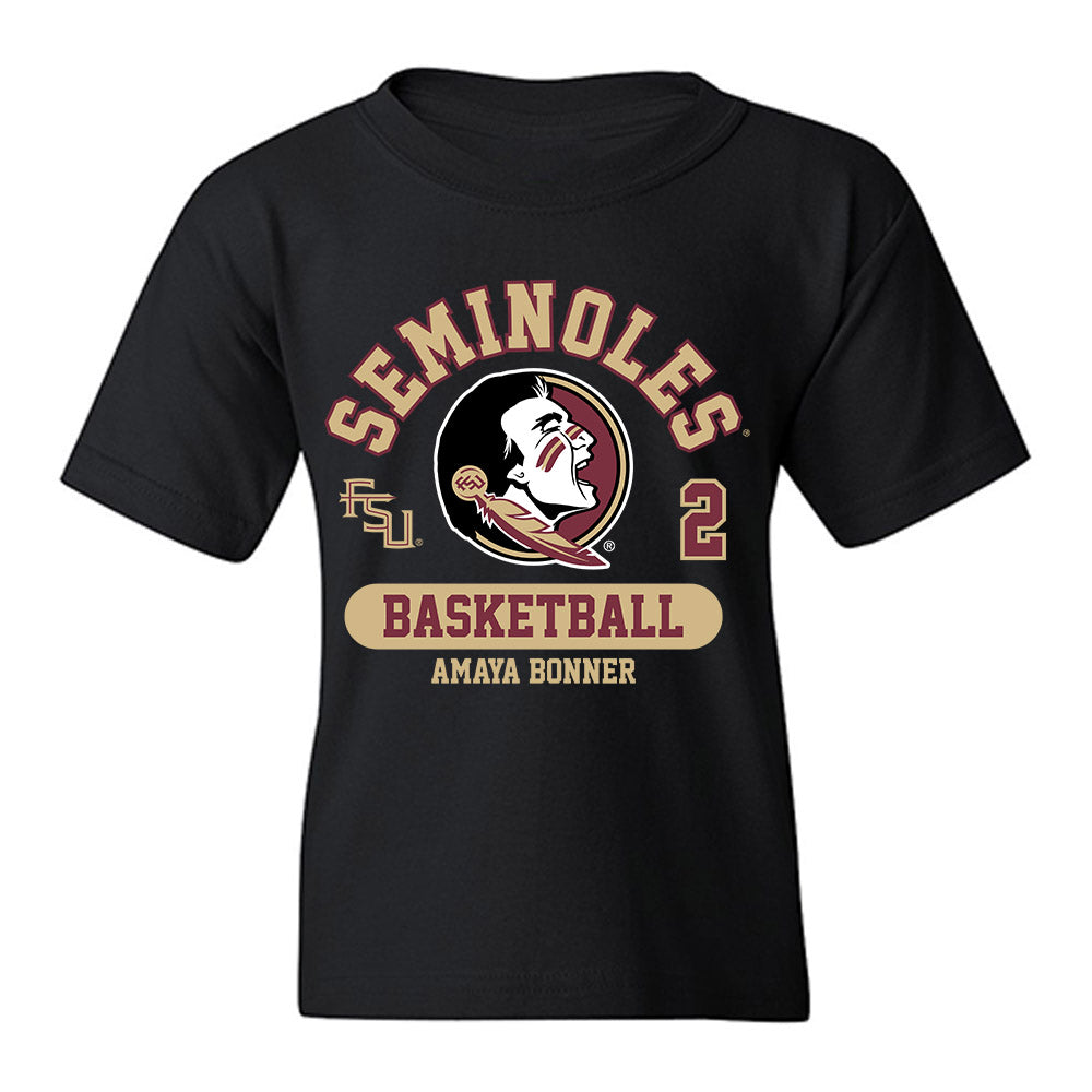 FSU - NCAA Women's Basketball : Amaya Bonner - Classic Fashion Shersey Youth T-Shirt-0