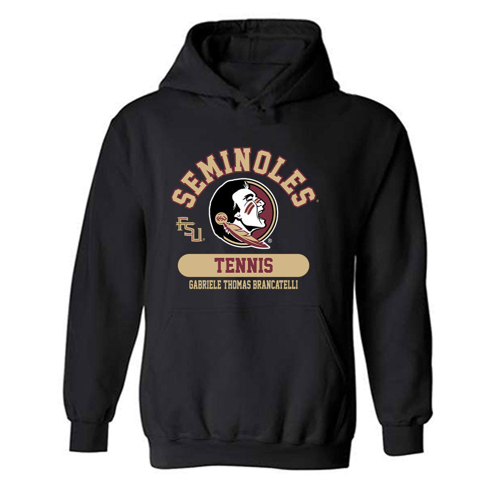 FSU - NCAA Men's Tennis : Gabriele Thomas Brancatelli - Classic Fashion Shersey Hooded Sweatshirt-0