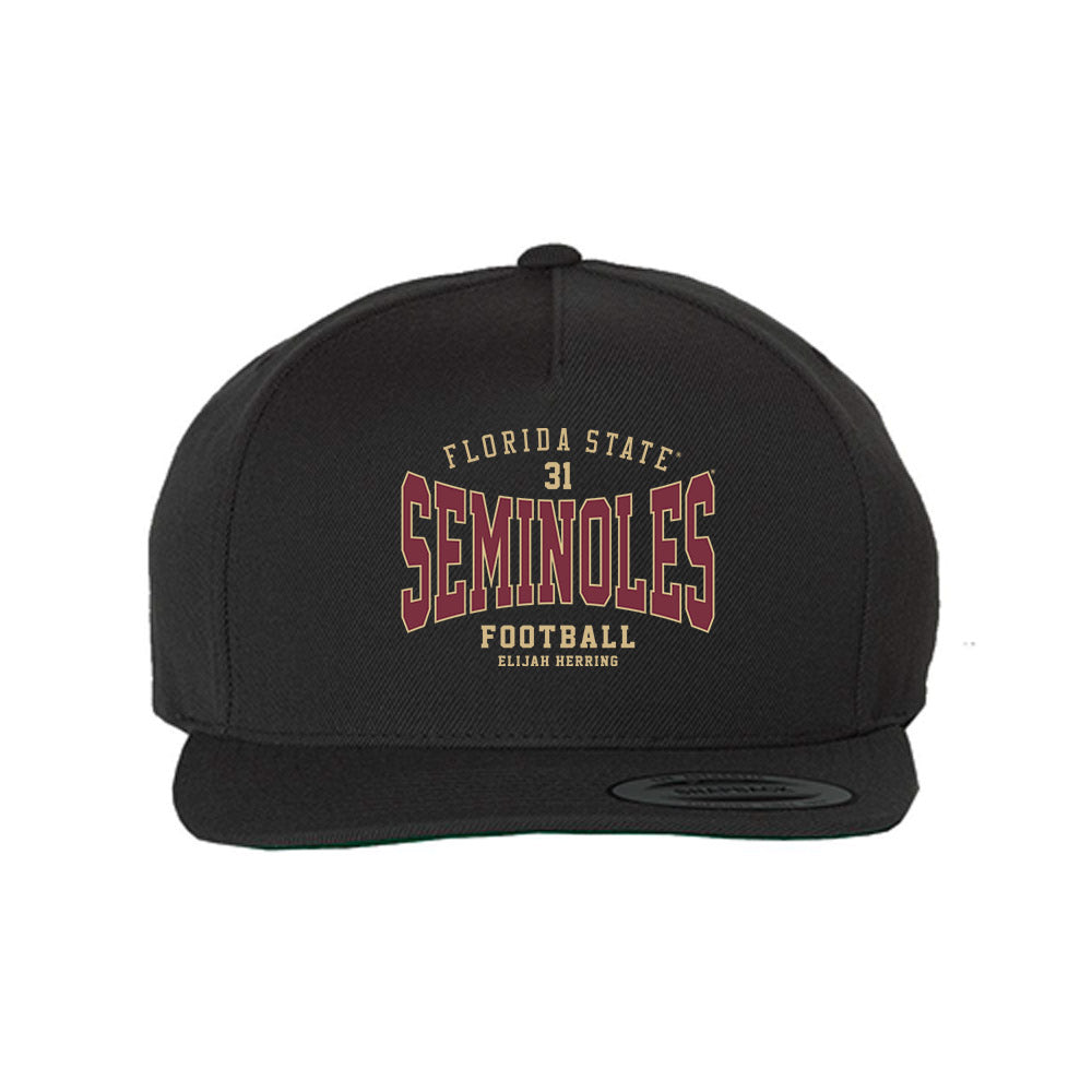 FSU - NCAA Football : Elijah Herring - Snapback Hat-0
