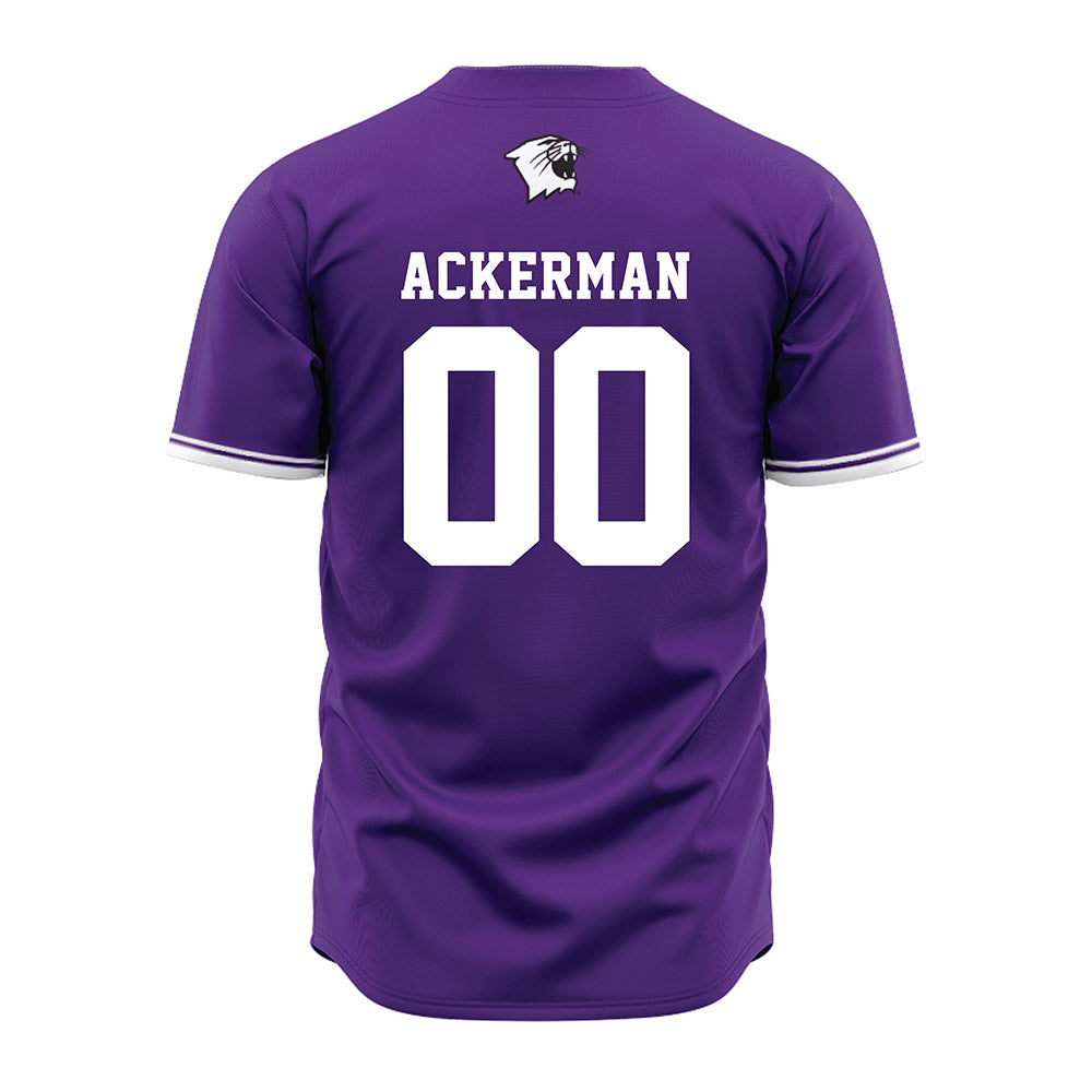 Northwestern - NCAA Baseball : Riley Ackerman - Jersey-1