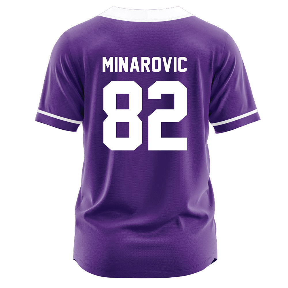 Northwestern - NCAA Softball : Grace Minarovic - Purple Jersey-1