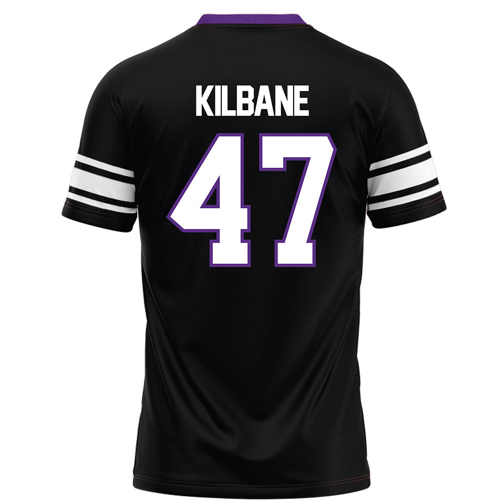 Northwestern - NCAA Football : Michael Kilbane - Black Football Jersey