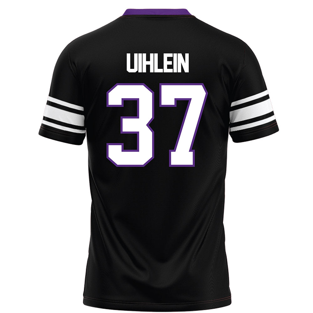 Northwestern - NCAA Football : Mac Uihlein - Black Football Jersey