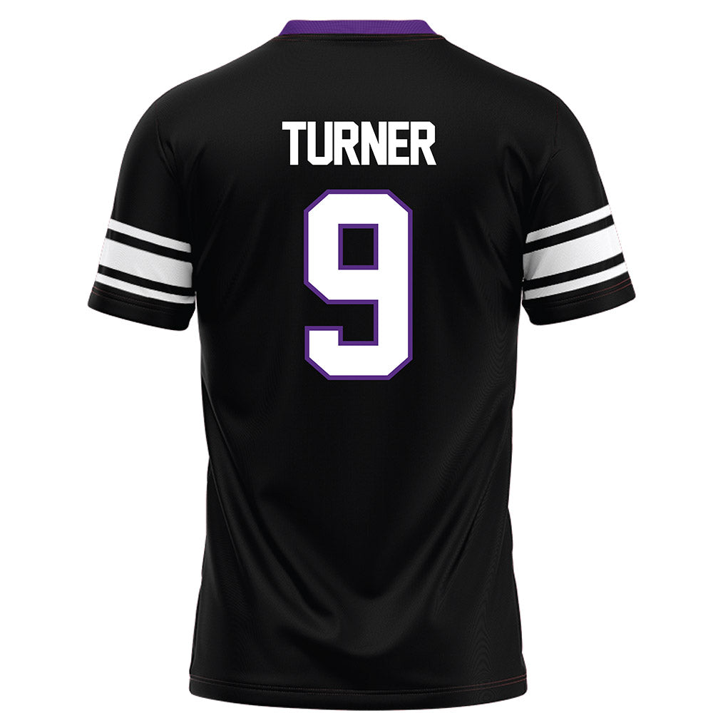 Northwestern - NCAA Football : Braden Turner - Black Football Jersey
