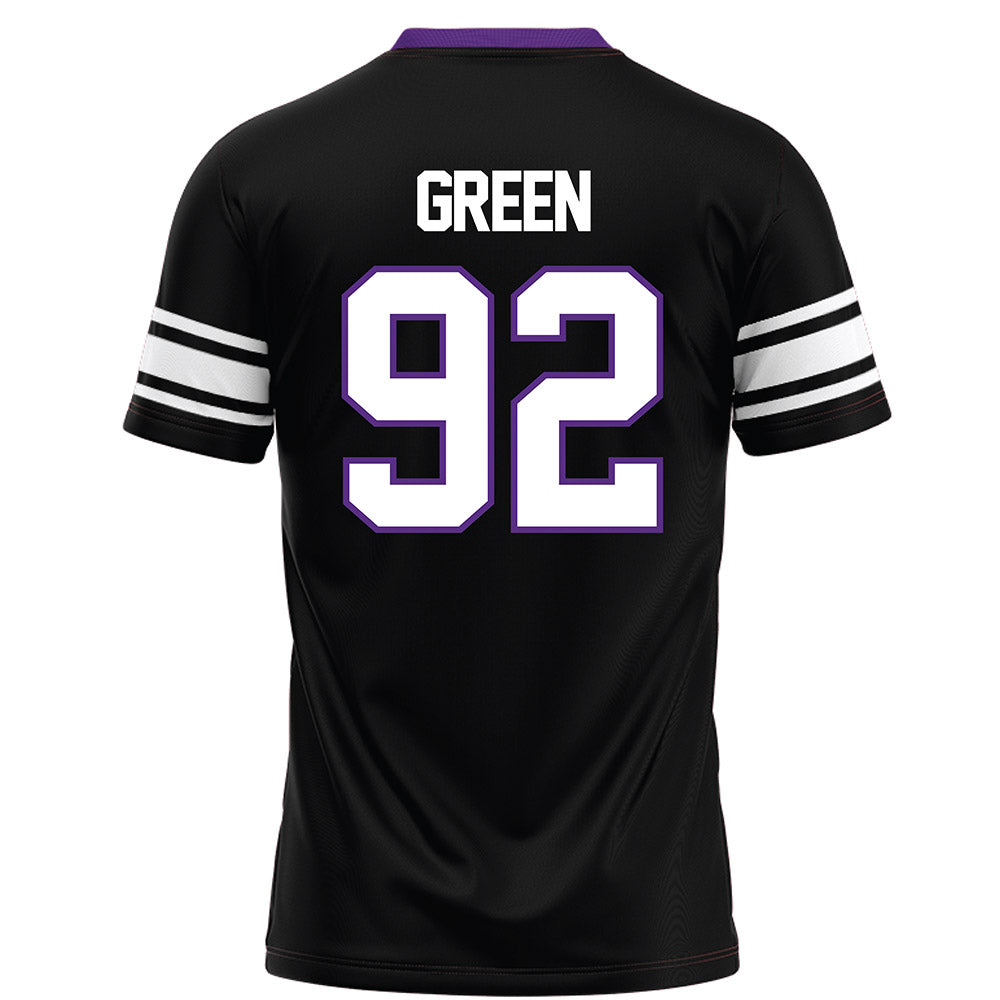 Northwestern - NCAA Football : Mason Green - Black Football Jersey
