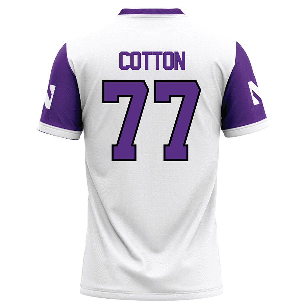 Northwestern - NCAA Football : Idrys Cotton - Football Jersey-1